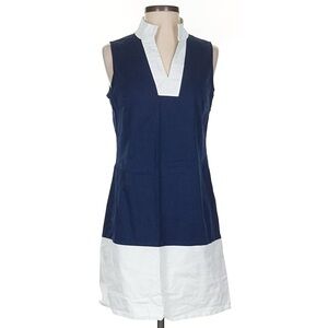 Sail to Sable Nautical Colorblock Sleeveless Shift  Dress